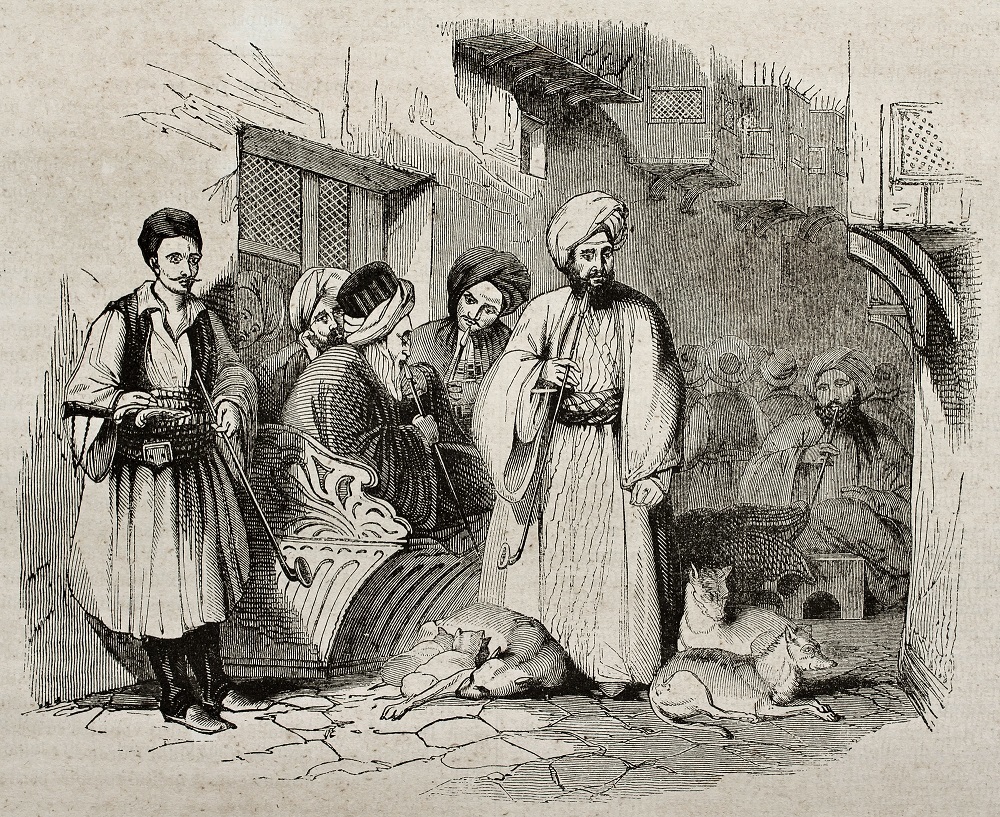 Одеяния мужчин в средневековом Стамбуле